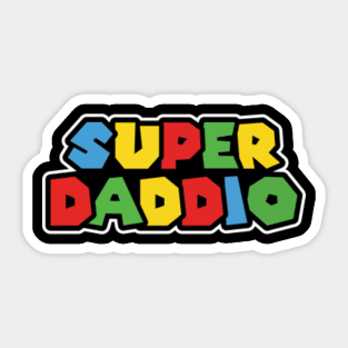 Super Daddio Father's Day Gift Sticker